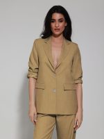 Γυναικείο Κλασικό Σακάκι Blazer Silvia 8861 Καμηλό - Image 3