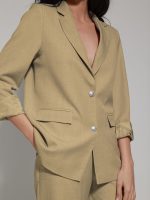 Γυναικείο Κλασικό Σακάκι Blazer Silvia 8861 Καμηλό - Image 2