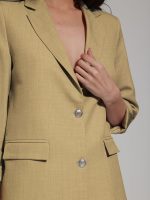 Γυναικείο Κλασικό Σακάκι Blazer Silvia 8861 Καμηλό - Image 4