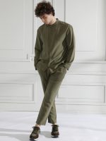 Παντελόνι Με Λάστιχο & Κορδόνι Francesco 210-910 Χακί - Image 3