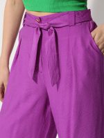 Ψηλόμεση Καλοκαιρινή Παντελόνα ARIANA 7782 Magenta - Image 2