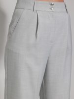 Υφασμάτινο Παντελόνι Σε Ίσια Γραμμή Silvia 7861 Γκρι - Image 4