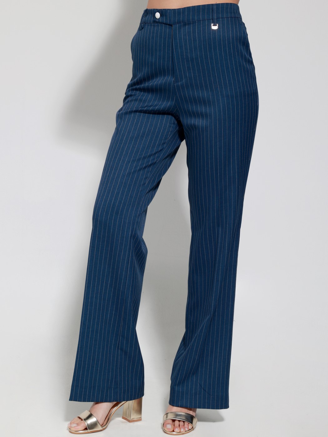 7914_mple_1506 Υφασμάτινο Παντελόνι Σε Ίσια Γραμμή Alexia 7914 Μπλε - Image 1