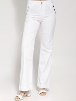 Παντελόνι Με Κουμπάκια Barbara Soft 8353-1 Λευκό - Image 5