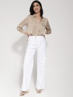 Γυναικείο Παντελόνι Με Κουμπάκια Barbara 8353-2 White - Image 6