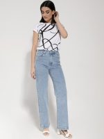 Παντελόνι Jean Με Κουμπάκια BARBARA 8353-3 Light Blue - Image 6