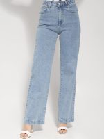 Παντελόνι Jean Με Κουμπάκια BARBARA 8353-3 Light Blue