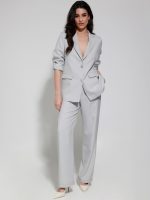 Γυναικείο Κλασικό Σακάκι Blazer Silvia 8861 Γκρι - Image 5