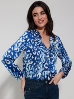 Γυναικείο Λεπτό Πουκάμισο Victoria 92178 Μπλε - Image 6