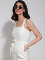 Γυναικεία Ολόσωμη Φόρμα Με Ζώνη Lina Body 941019 Λευκό - Image 2