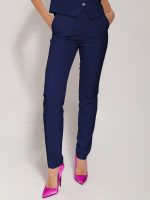 Γυναικείο Υφασμάτινο Παντελόνι LINA 7690-5 Μπλε - Image 4