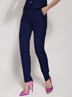 Γυναικείο Υφασμάτινο Παντελόνι LINA 7690-5 Μπλε - Image 3