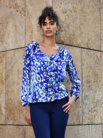 Γυναικείο Λεπτό Πουκάμισο Victoria 92178 Μπλε - Image 4