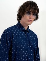 Πουκάμισο Ελαστικό Με Εφαρμογή Slim Coley 33-7410 Μπλε Slim-fit - Image 3