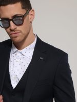 Πουκάμισο Ελαστικό TAILOR-FIT Jeremy 33-8158 Λευκό Φαρδιά γραμμή - Image 4