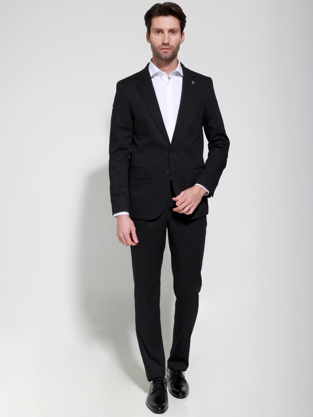 33-1613_mavro_z1419 Ανδρικό Κοστούμι Harper 33-1613 Μαύρο - Image 1