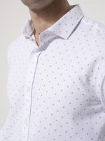 Ανδρικό Πουκάμισο Με Εφαρμογή Slim Milo 33-7408 Λευκό Slim-fit