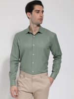 Ανδρικό Πουκάμισο TAILOR-FIT Oliano 33-8160 Πράσινο Φαρδιά γραμμή - Image 4