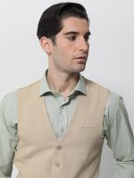 Ανδρικό Υφασμάτινο Γιλέκο OLIVER 9454 Μπεζ - Image 3