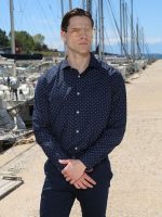 Ανδρικό Κλασσικό Πουκάμισο TAILOR-FIT Blake 33-8157 Μπλε Φαρδιά γραμμή - Image 4