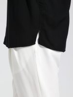 Κοντομάνικη Πουκαμίσα Με Μάο Γιακά Bahamas 33-7432 Μαύρο - Image 4