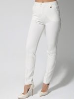 Γυναικείο Παντελόνι High Fit LINA 7690-1 Λευκό