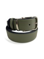 Ανδρική Ζώνη Διπλής Όψης 33-6024 Green - BLue - Image 2