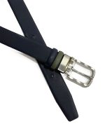 Ανδρική Ζώνη Διπλής Όψης 33-6024 Green - BLue - Image 7