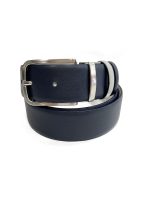 Ανδρική Ζώνη Διπλής Όψης 33-6029 Beige - Blue - Image 5