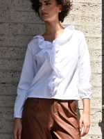 Γυναικείο Μακρυμάνικο Πουκάμισο Nova 92172 Λευκό