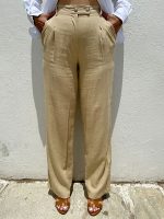 Ψηλόμεση Γυναικεία Παντελόνα ANGELINA 7786 Καμηλό - Image 2