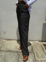 Ψηλόμεση Γυναικεία Παντελόνα ANGELINA 7786 Μαύρο - Image 4