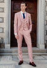 Μοντέρνο Γαμπριάτικο Κοστούμι Με Με Γιλέκο Shanon 2011 Dusty - Image 2