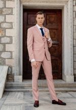 Μοντέρνο Γαμπριάτικο Κοστούμι Με Με Γιλέκο Shanon 2011 Dusty - Image 7