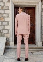 Μοντέρνο Γαμπριάτικο Κοστούμι Με Με Γιλέκο Shanon 2011 Dusty - Image 6