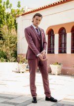 Μοντέρνο Γαμπριάτικο Κοστούμι Με γιλέκο OSCAR 1996 Dusty