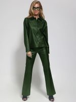 Γυναικείο Σακάκι - Πουκάμισο Over RENATA 8604 χακί - Image 2