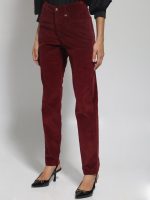 Γυναικείο Παντελόνι Σε Ίσια Γραμμή BRIGIDA 7436 μπορντό - Image 4