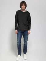 Μπλούζα Μακρυμάνικη AMULIO 206057 μαύρο - Image 4