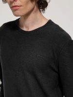 Μπλούζα Μακρυμάνικη AMULIO 206057 μαύρο - Image 5