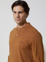 Μπλούζα Μακρυμάνικη MASSIMO 206080 καμηλό - Image 3