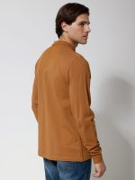 Μπλούζα Μακρυμάνικη MASSIMO 206080 καμηλό - Image 2