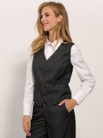 Γυναικείο Γιλέκο ALEXIA 9214-2 ανθρακί - Image 4