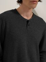 Μπλούζα Μακρυμάνικη BATISTA 206058 μαύρο - Image 3