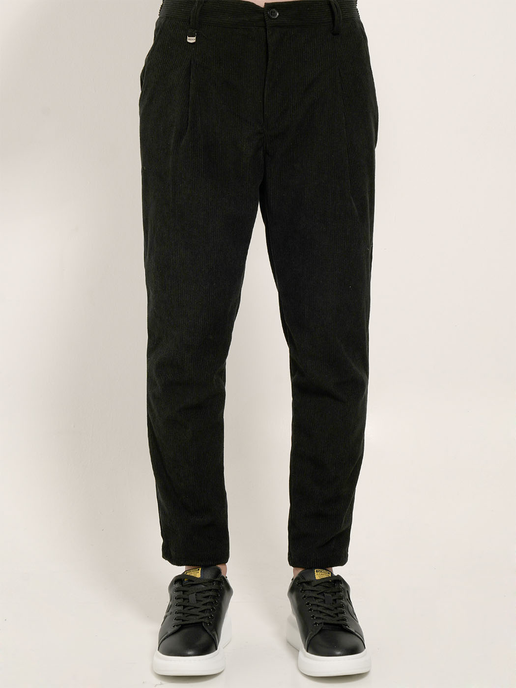 2961 copy Ανδρικό Κοτλέ Φορμοπαντέλονο 7/8 LUIGI 4185 μαύρο - Image 1