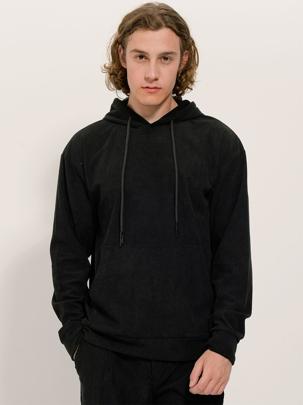 2971 copy Μπλούζα Μακρυμάνικη Oversize LUIGI 206085 μαύρο - Image 1