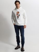 Ανδρική Μπλούζα Hoodie MASON 206104 Λευκό - Image 4