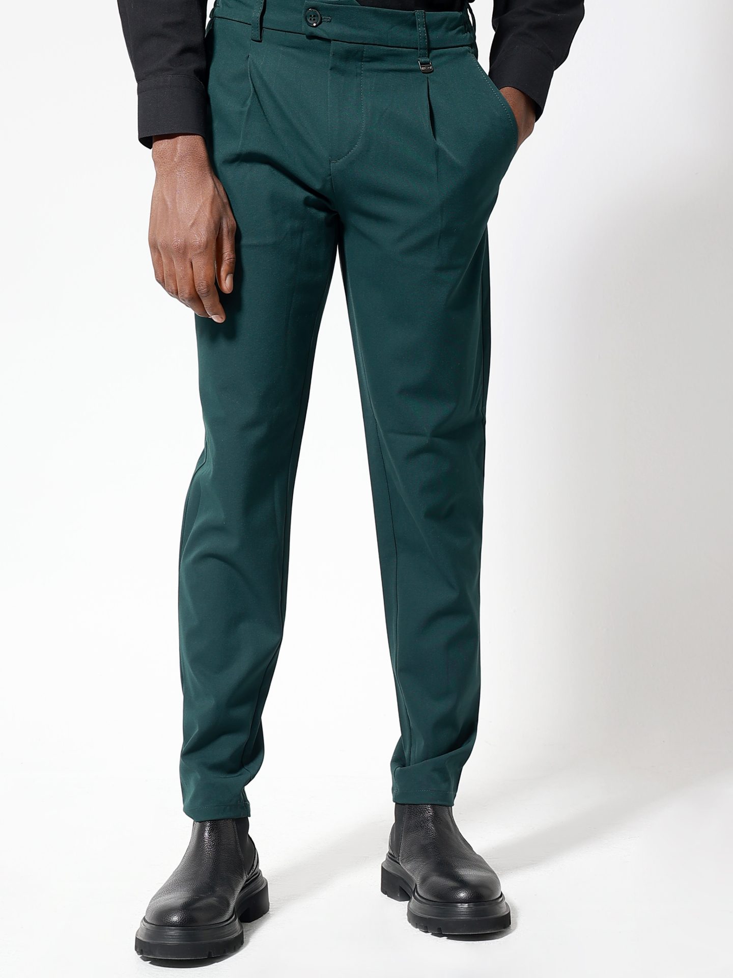 4484-1_green___z3421 Παντελόνι 7/8 EMILE-1 4484-1 πράσινο - Image 1