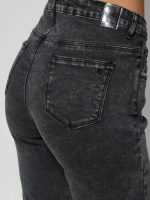 Παντελόνι Jean Medium Fit - Slim 8450 μαύρο - Image 6