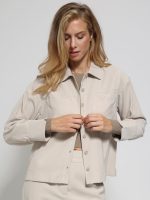 Γυναικείο Πουκάμισο Over LIVIA 8805 μπεζ - Image 3